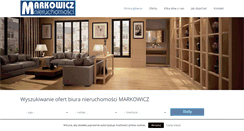 Desktop Screenshot of nieruchomosci-markowicz.pl